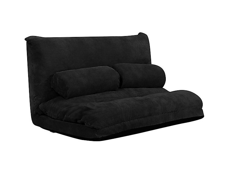 COSTWAY Schlafsofa, bettfunktion,verstellbare Rückenlehne,klappbar,Kissen günstig online kaufen