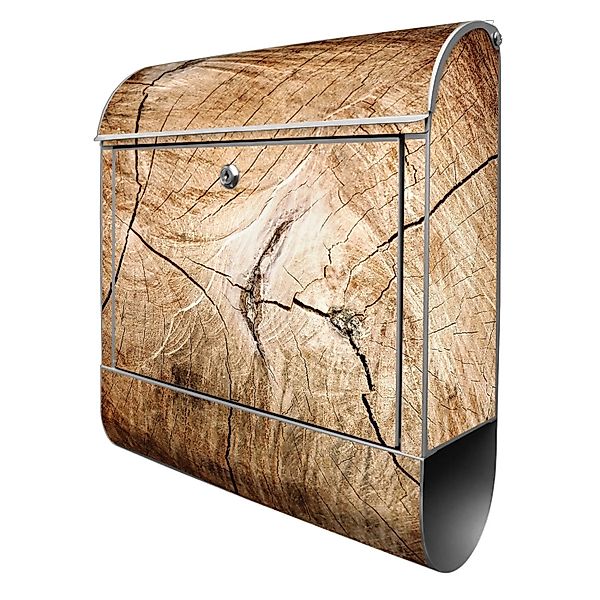 Banjado Design Briefkasten Silber Pulverbeschichtet 39x47x14cm 2 Schlüssel günstig online kaufen