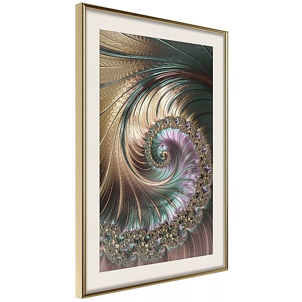 Poster - Iridescent Spiral günstig online kaufen