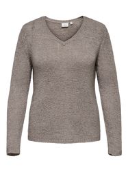 ONLY CARMAKOMA V-Ausschnitt-Pullover CARGEENA L/S V-NECK günstig online kaufen