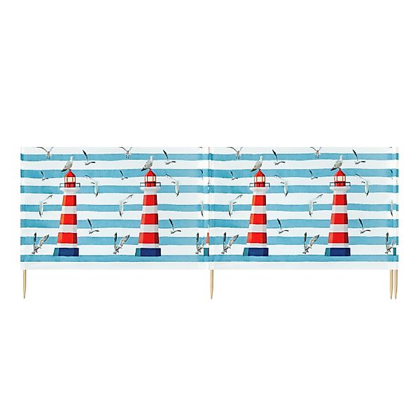 Ladeheid Windschutz Strand Sichtschutz 4m LAEX001 günstig online kaufen