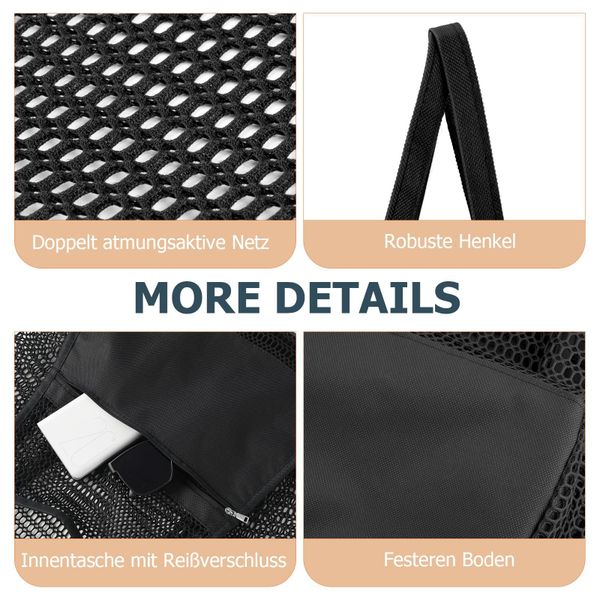 FOUORTUNATE-BEE XL-Strandtasche Große Strandtasche Damen Netz günstig online kaufen