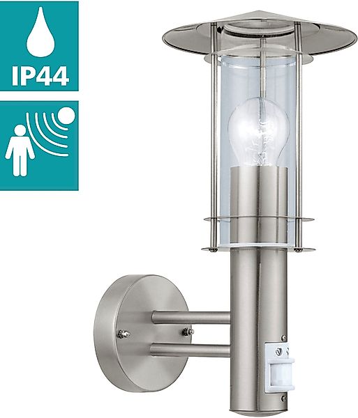 EGLO Wandleuchte LISIO Wandlampe, Edelstahl und günstig online kaufen