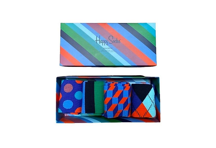 Happy Socks Basicsocken Happy Socks Geschenkbox CLASSIC 4 gr 36-40 günstig online kaufen