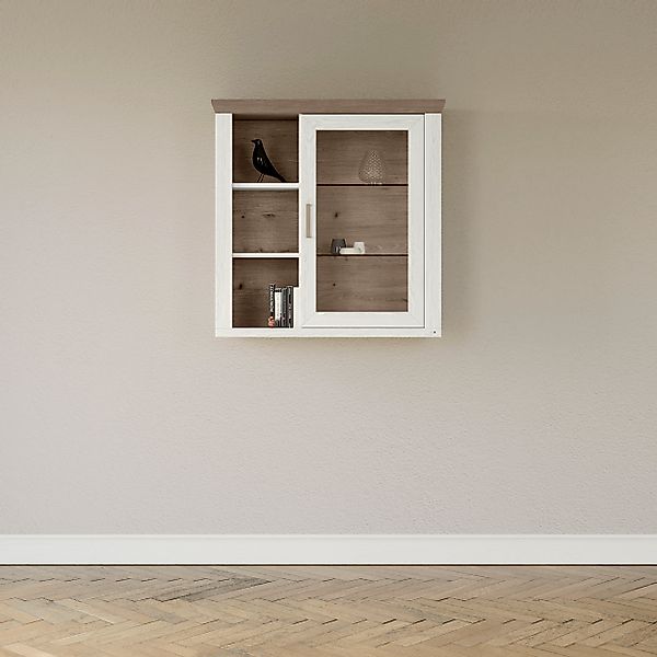 set one by Musterring Hängeschrank »York« Typ 21, mit Glastür, offene Fäche günstig online kaufen