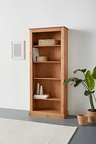 OTTO home Bücherregal "Liotta" mit 4 verstellbare Einlegeböden, aus massive günstig online kaufen