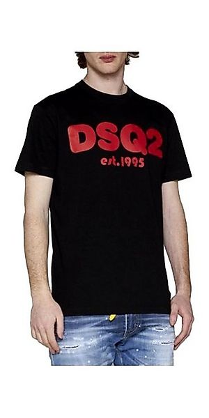 Dsquared2 Print-Shirt Dsquared2 DSQ2 Logo T-Shirt Schwarz Herren L günstig online kaufen