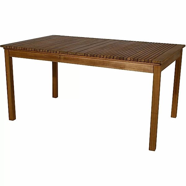 Siena Garden Gartentisch Rechteckig Beige 89,8 cm x 149,5 cm günstig online kaufen