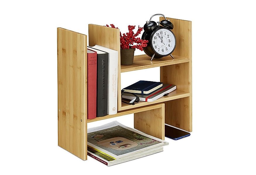 relaxdays Regal Tischregal aus Bambus günstig online kaufen