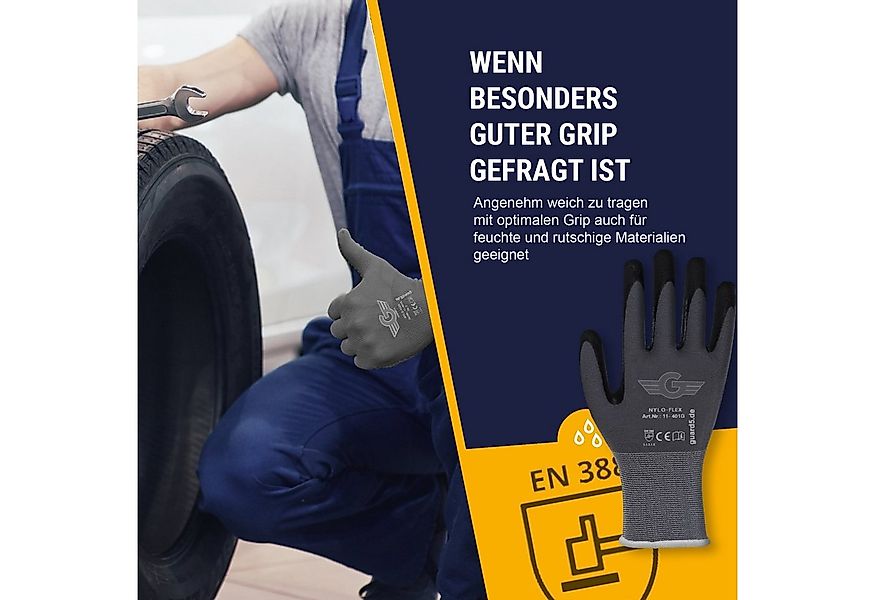 GUARD 5 Arbeitshandschuhe 5/12/24 Paar - geeignet für Bau, Montage, Gartena günstig online kaufen