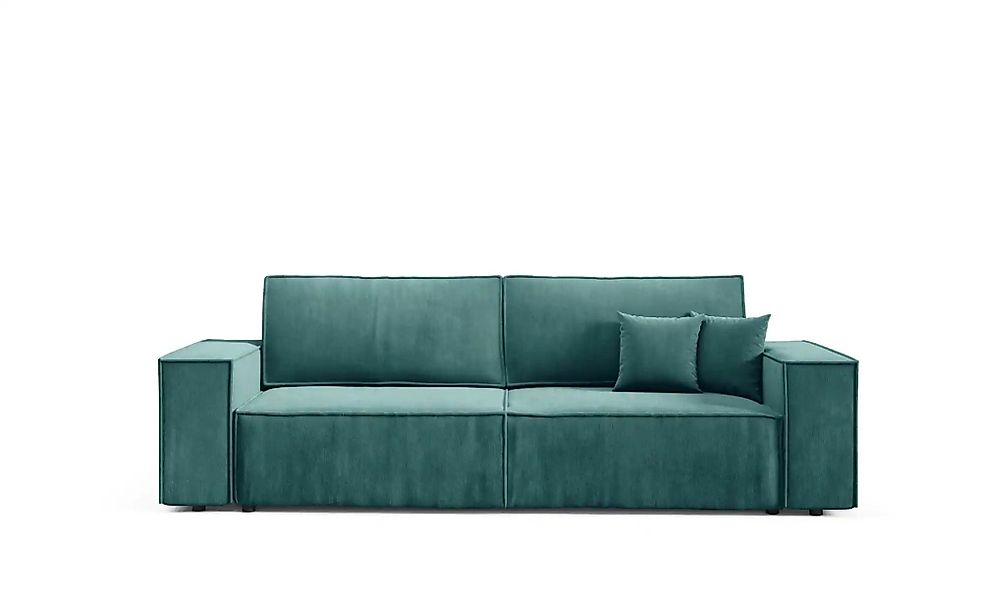 Einzelsofa mit Schlaffunktion Mille ¦ grün ¦ Maße (cm): B: 255 H: 88 Polste günstig online kaufen
