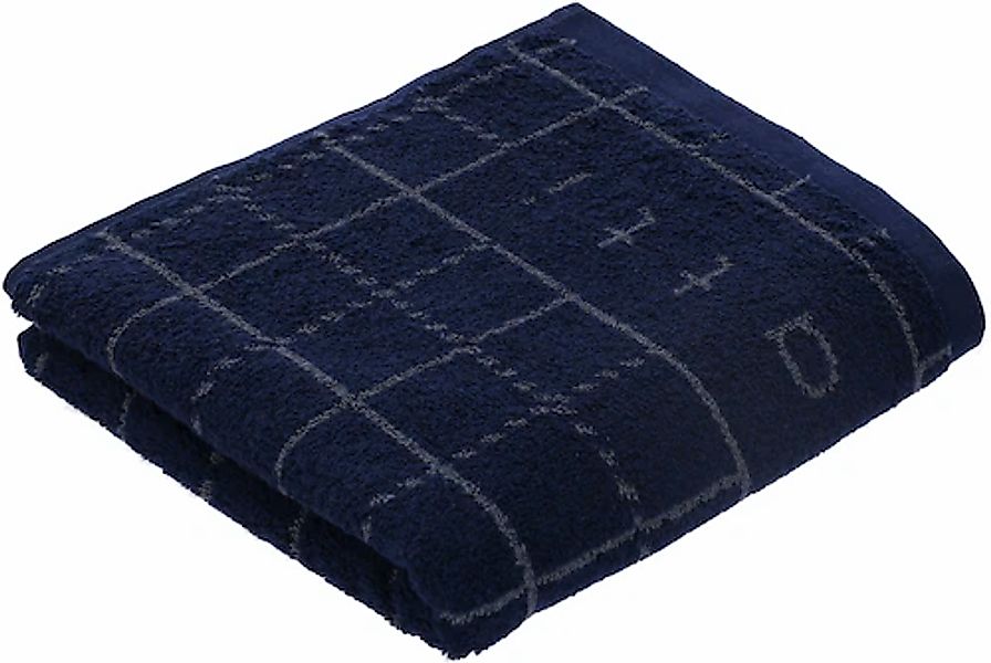 bugatti Handtuch »Perezzi«, (2 St.), Jacquard in smartem Karolook günstig online kaufen