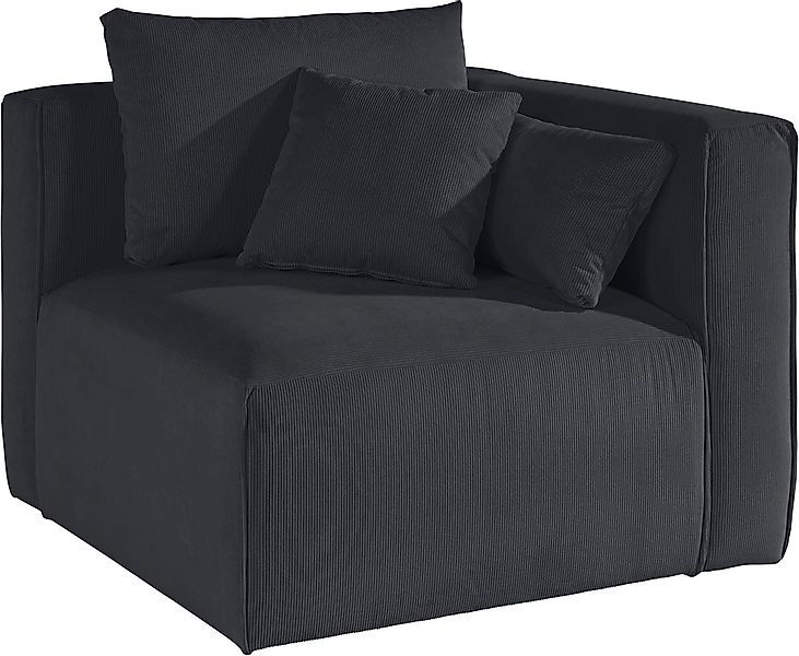 Home affaire Sofa-Eckelement "Comfine", Modul-Ecke zur indiviuellen Zusamme günstig online kaufen