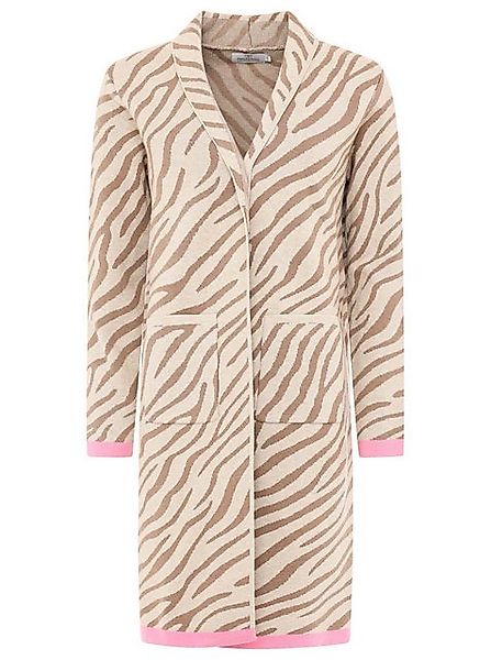 Zwillingsherz Longstrickjacke Zwillingsherz Longstrickjacke Zebra Kante günstig online kaufen