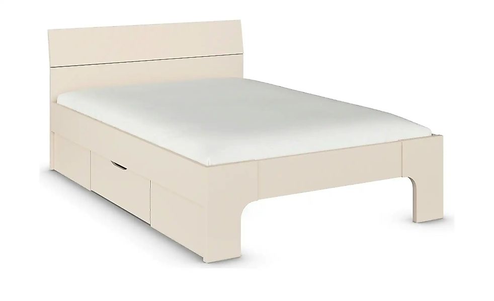 Stauraumbett in beige Frieda ¦ creme ¦ Maße (cm): B: 145 H: 210 Betten > Be günstig online kaufen