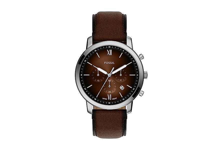 Fossil Chronograph NEUTRA FS6143, Quarzuhr, Armbanduhr, Herrenuhr, Lederarm günstig online kaufen