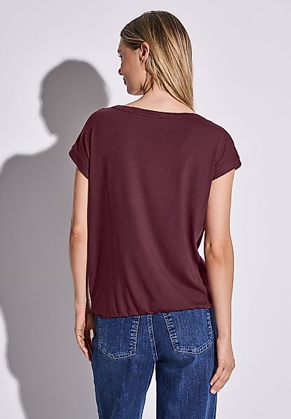 STREET ONE T-Shirt, mit U-Boot-Ausschnitt günstig online kaufen