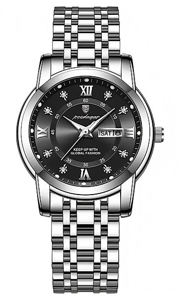 ibettertec Quarzuhr Quarzuhr, Edelstahl Uhr für günstig online kaufen
