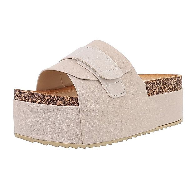 Ital-Design Bequeme Plattformsandalen für den Sommer Plateausandaletten (89 günstig online kaufen