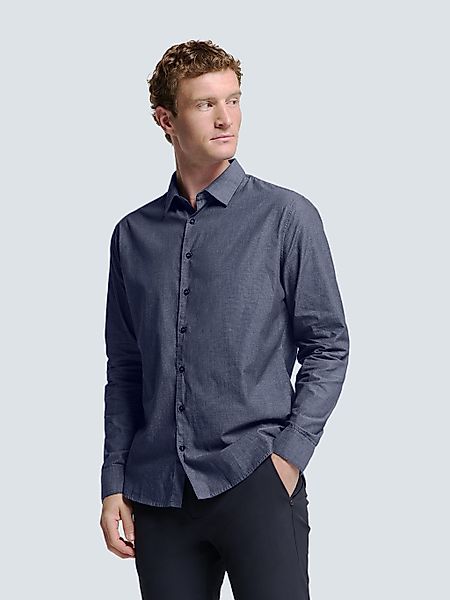 NO EXCESS Langarmhemd mit Teilungsnaht hinten günstig online kaufen