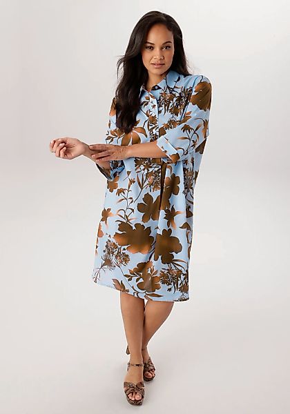Aniston PLUS Hemdblusenkleid aus reine Baumwolle - NEUE KOLLEKTION günstig online kaufen
