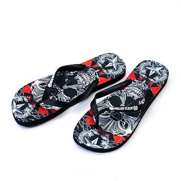 PHILIPP PLEIN IMPS900 Zehentrenner Schwarz, inklusive günstig online kaufen