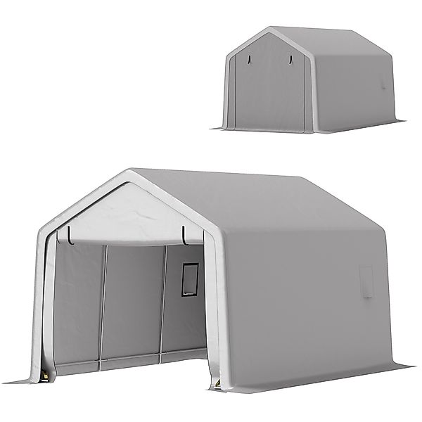Outsunny Carport Zeltgarage 3 x 5,2 m, Outdoor-Autounterstand, Lagerzelt mi günstig online kaufen
