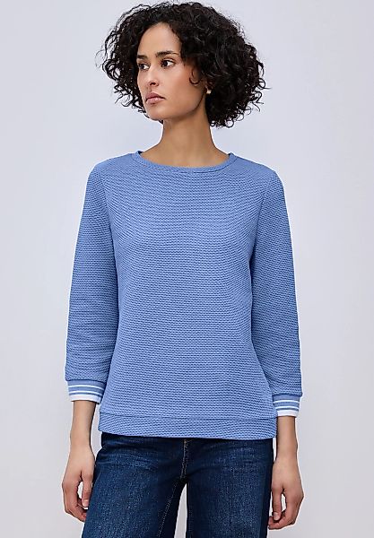 STREET ONE 3/4-Arm-Shirt mit U-Boot-Ausschnitt günstig online kaufen