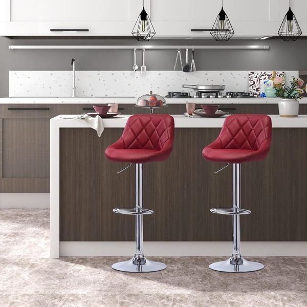 Woltu Barhocker (4 St), Höhenverstellbar, Drehbar, günstig online kaufen