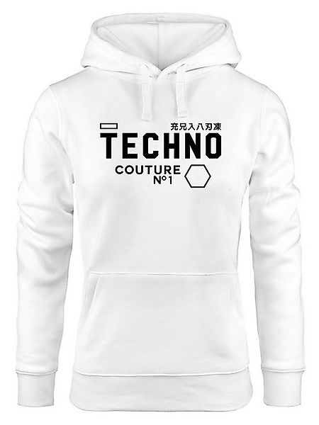 Neverless Hoodie Techno Kapuzen-Pullover Hoodie Damen Neverless® günstig online kaufen
