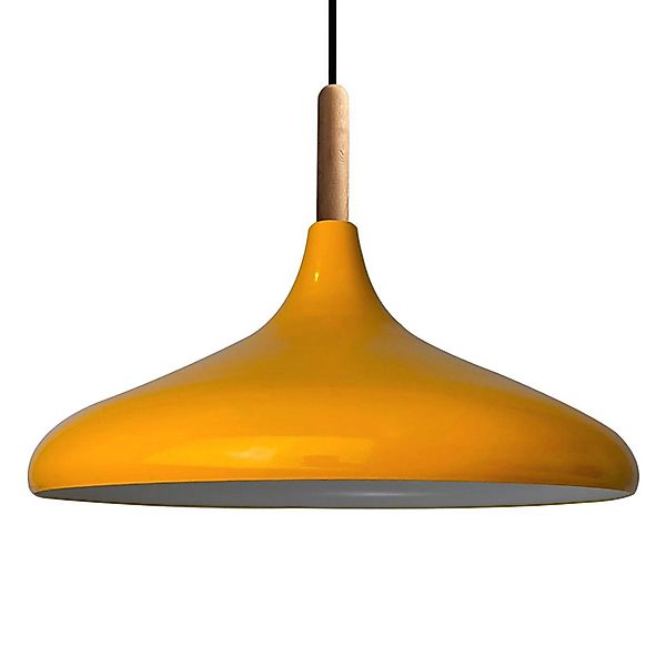 Bamyum Pendelleuchte Bamyum Pendelleuchte I Champion I Ø35 cm Holz-Metall E günstig online kaufen