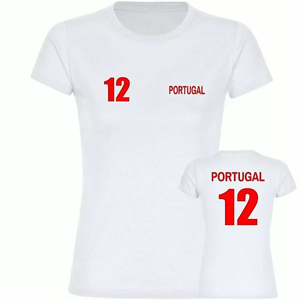 multifanshop T-Shirt Damen Portugal - Trikot 12 - Frauen günstig online kaufen