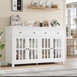 Homfa Sideboard Küchenschrank, Buffetschrank mit 2 günstig online kaufen