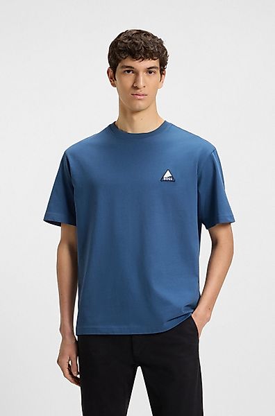 BOSS ORANGE T-Shirt Te_fishpatch mit Logo-Aufnäher günstig online kaufen