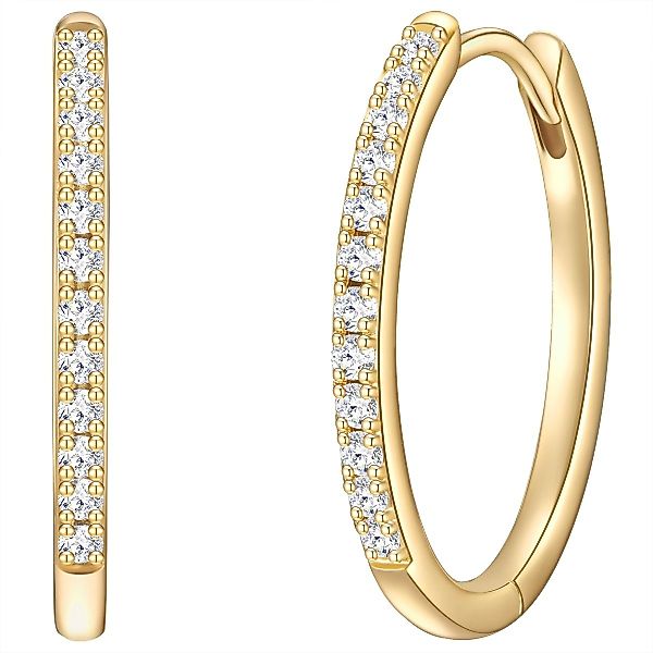 Glanzstücke München Paar Creolen gelbgold, in günstig online kaufen