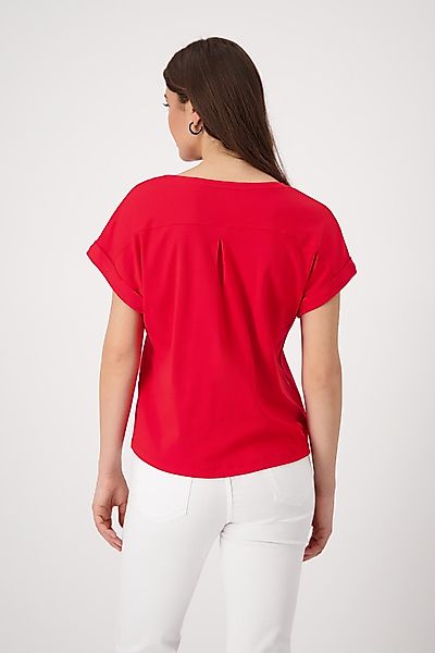 Monari Rundhalsshirt, mit Ärmelaufschlag günstig online kaufen