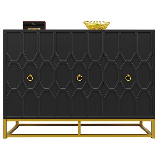 MODFU Sideboard mit stabilen Eisenrahmenbeinen (Küchenmöbel, günstig online kaufen