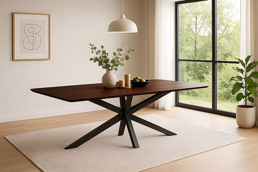 SAM® Esstisch Pietra, Akazienholz, echte Baumkante oder Schweizer Kante, Sp günstig online kaufen