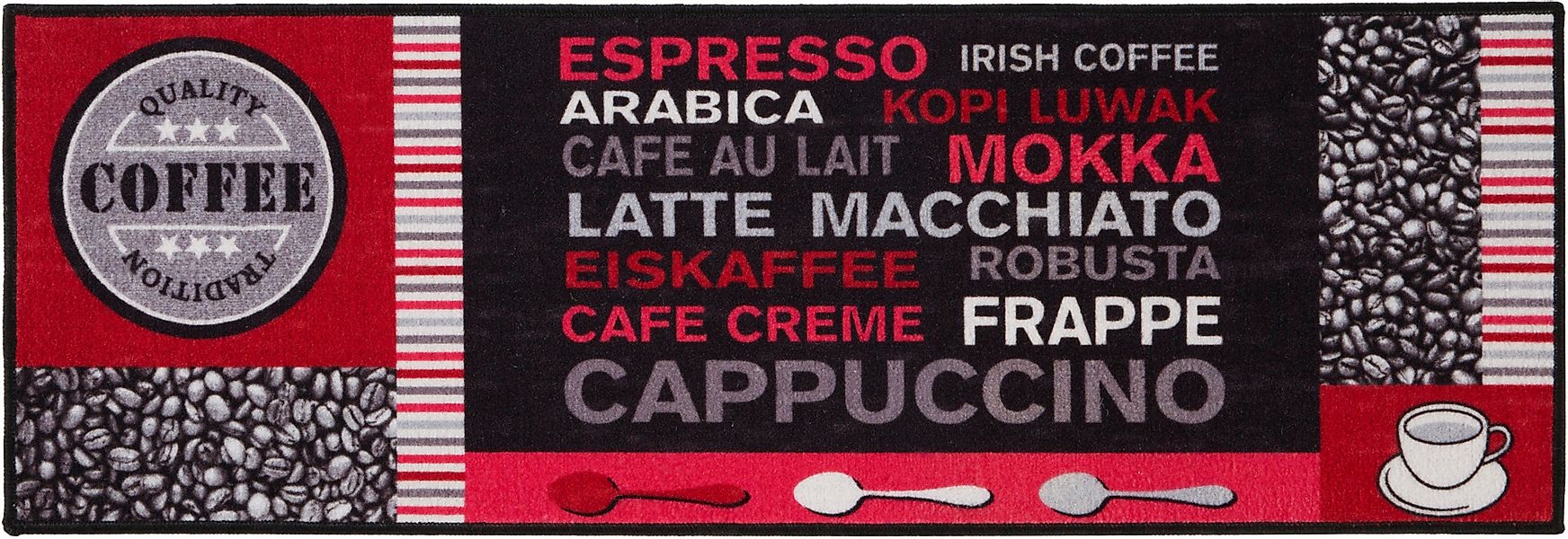 Andiamo Küchenläufer Cafe Creme, rechteckig, Höhe: günstig online kaufen