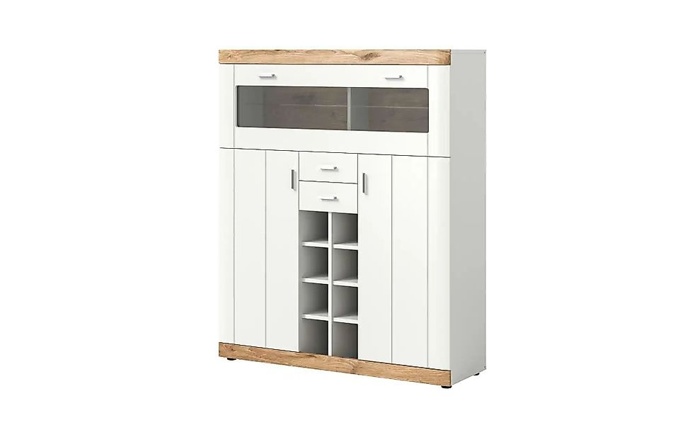 Barschrank  Lerici ¦ weiß ¦ Maße (cm): B: 117 H: 140 Kommoden & Sideboards günstig online kaufen