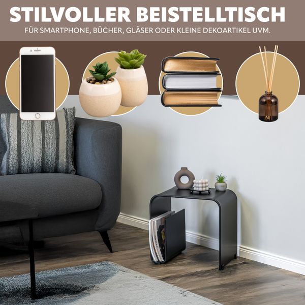 eluno Beistelltisch 2in1 aus Acryl mit günstig online kaufen