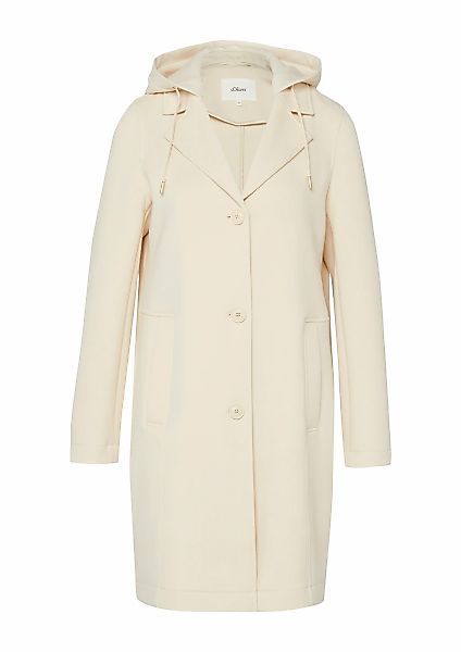 s.Oliver Langmantel mit Kapuze und Kordezug günstig online kaufen