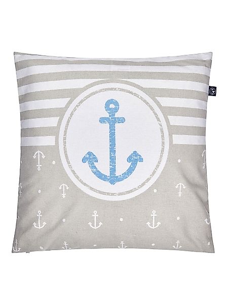 Schietwetter Kissenbezug Kissenbezug "Anker & Streifen" günstig online kaufen