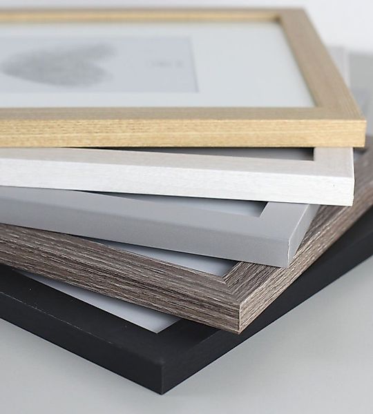 IDEAL TREND Bilderrahmen Holz Bilderrahmen Passepartout günstig online kaufen