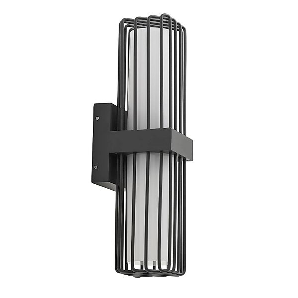 Lucande Wandleuchte Außen Chandan 10012741 Spritzwassergeschützt Modern in günstig online kaufen