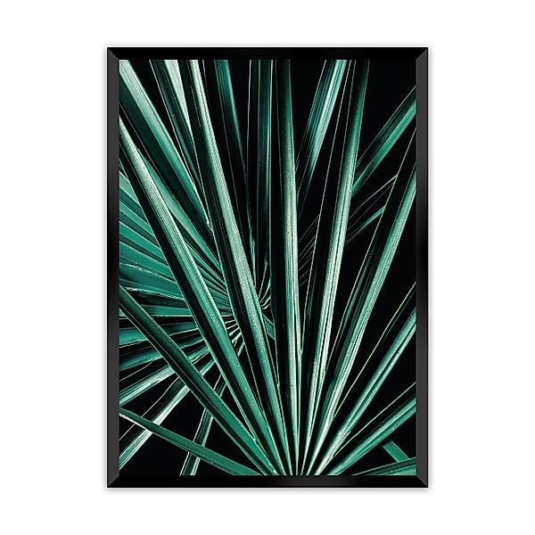 Poster Dark Palm Tree, 21 x  30 cm, Rahmen wählen: schwarz günstig online kaufen