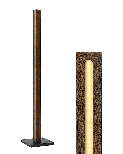 EDISHINE LED Stehlampe Holz, Stehleuchte Dimmbar, LED fest integriert, Warm günstig online kaufen