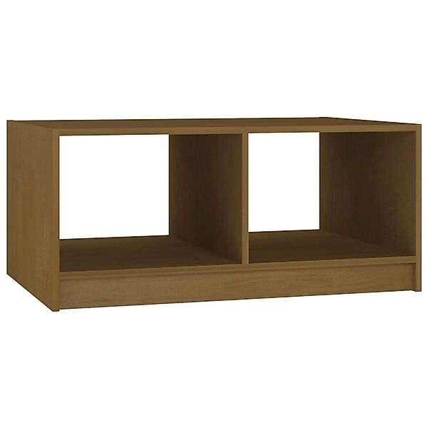 vidaXL Couchtisch Honigbraun 75x50x33,5 cm Massivholz Kiefer günstig online kaufen