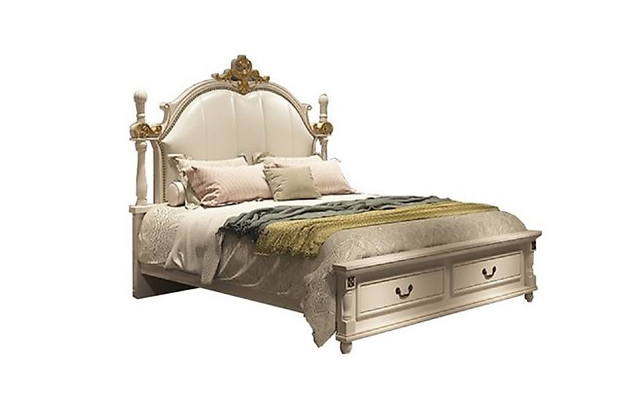 JVmoebel Bett Bett Polster Design Luxus Doppel Betten Königliches Barock So günstig online kaufen