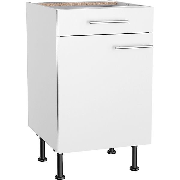 Optifit Küchen-Unterschrank Bengt932 50 cm x 85 cm x 58,4 cm Weiß günstig online kaufen